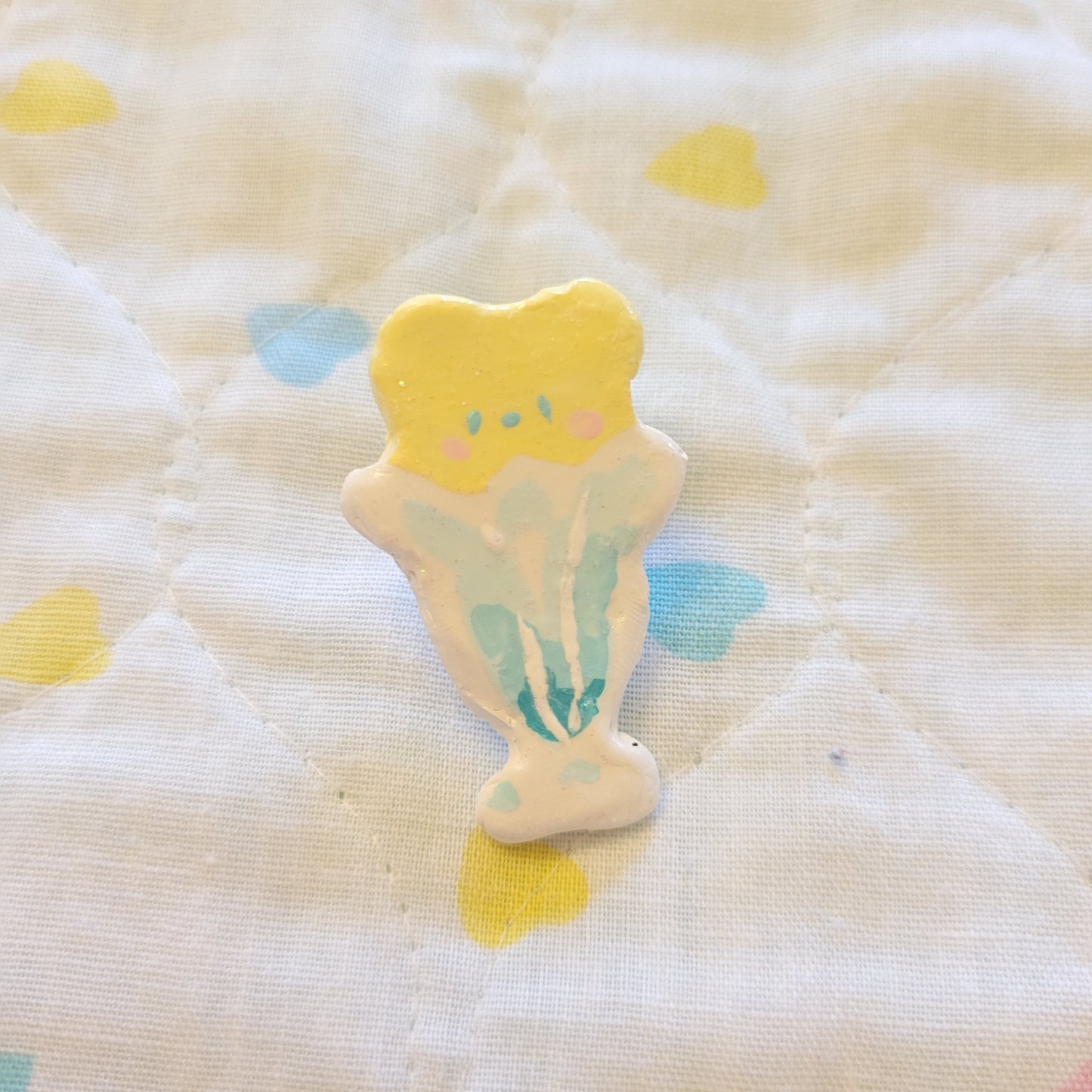 Pick one tiny soda clay pin