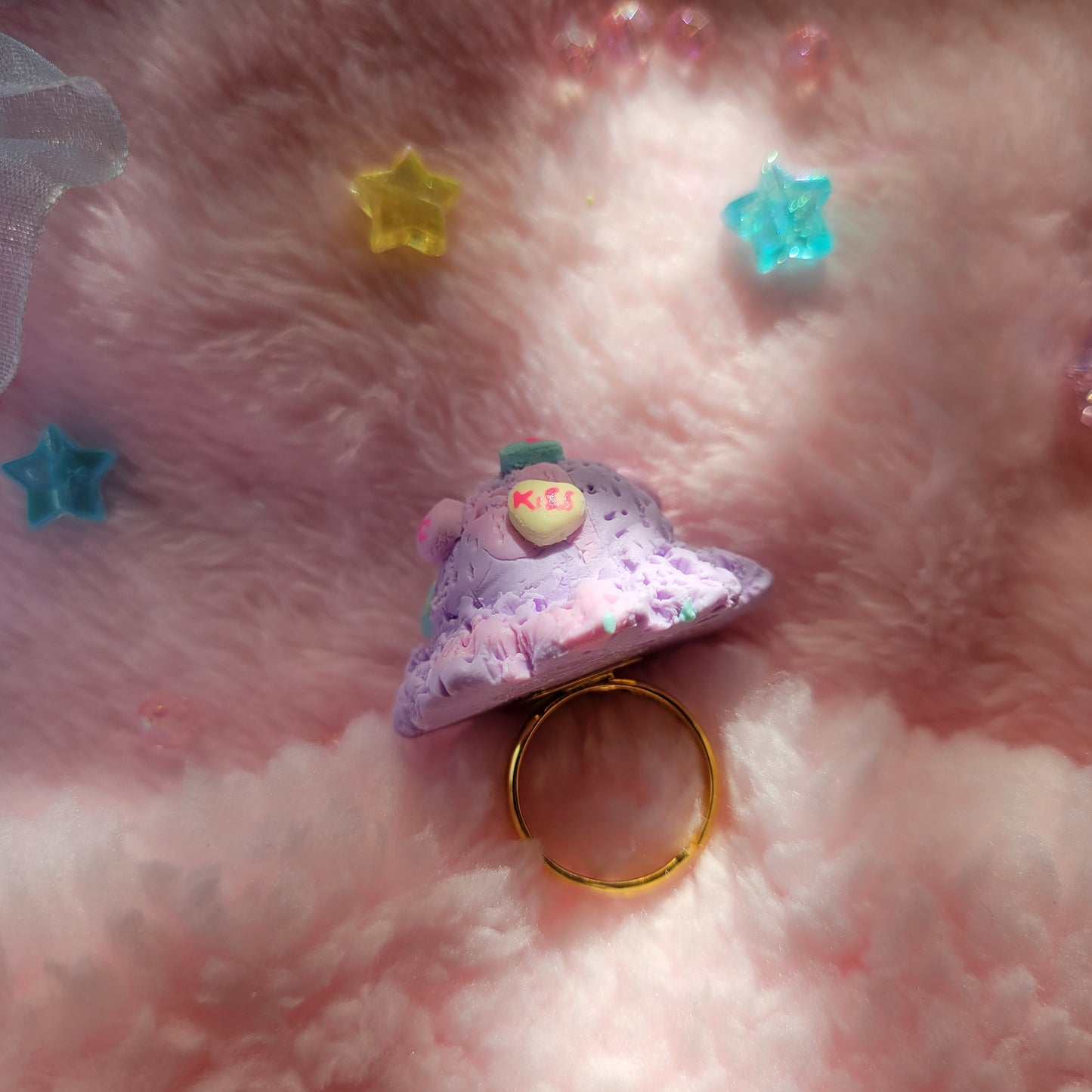 sweetheart ube ice cream ring