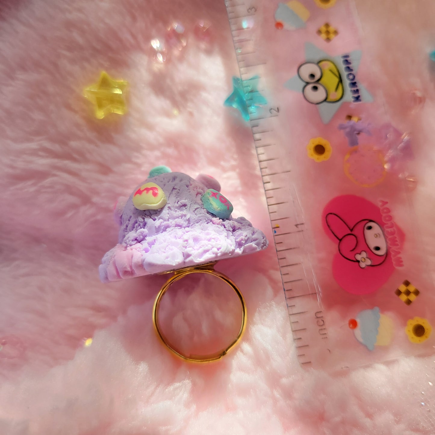 sweetheart ube ice cream ring