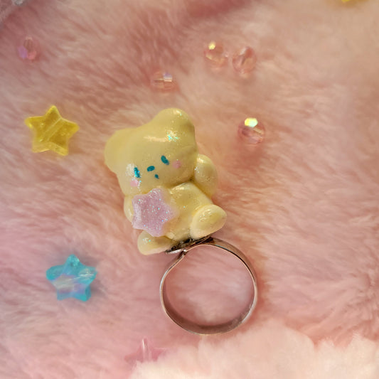 yellow bear ring