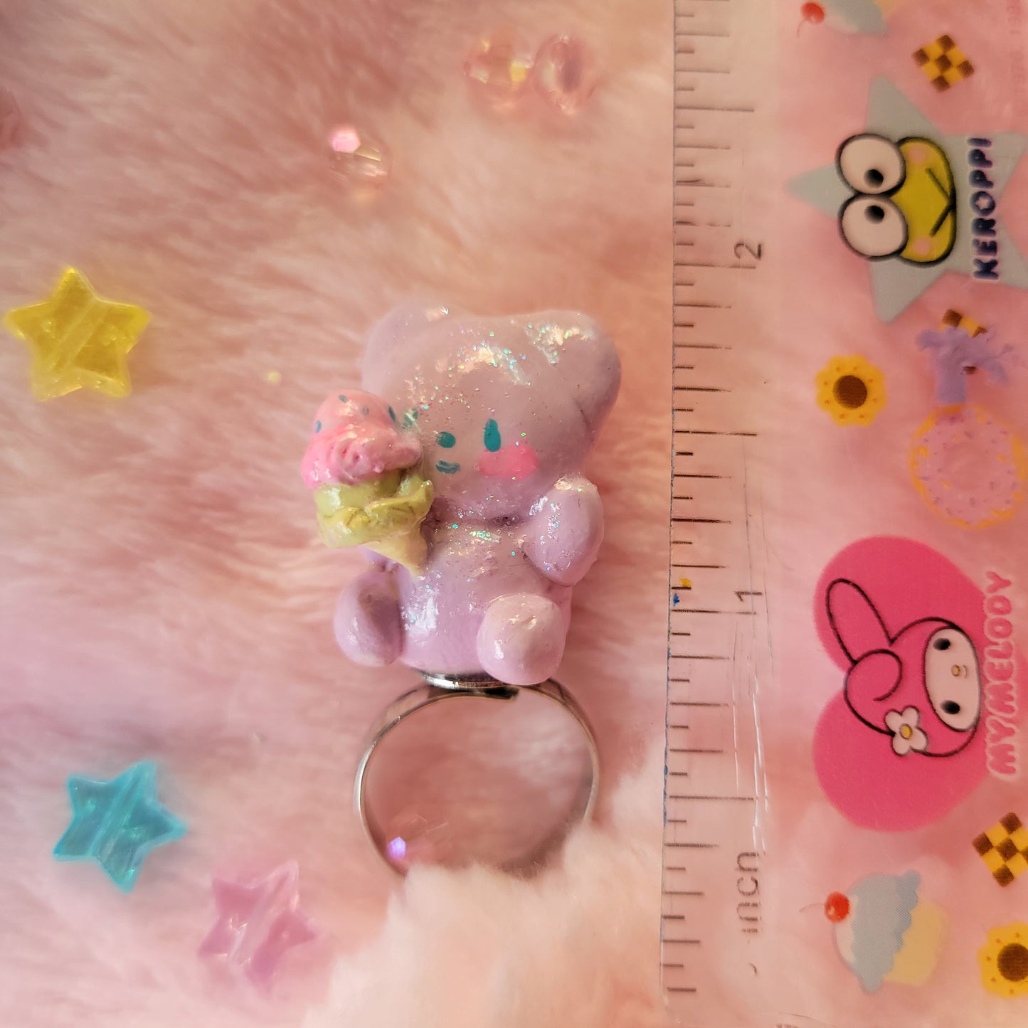 purple bear ring