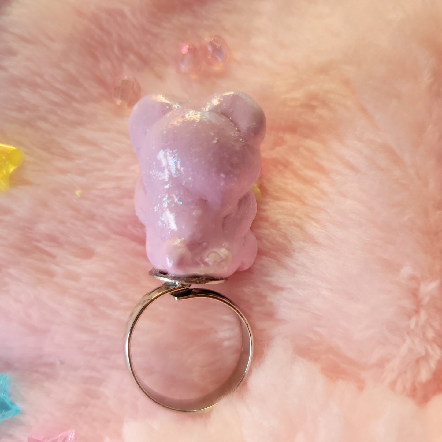purple bear ring