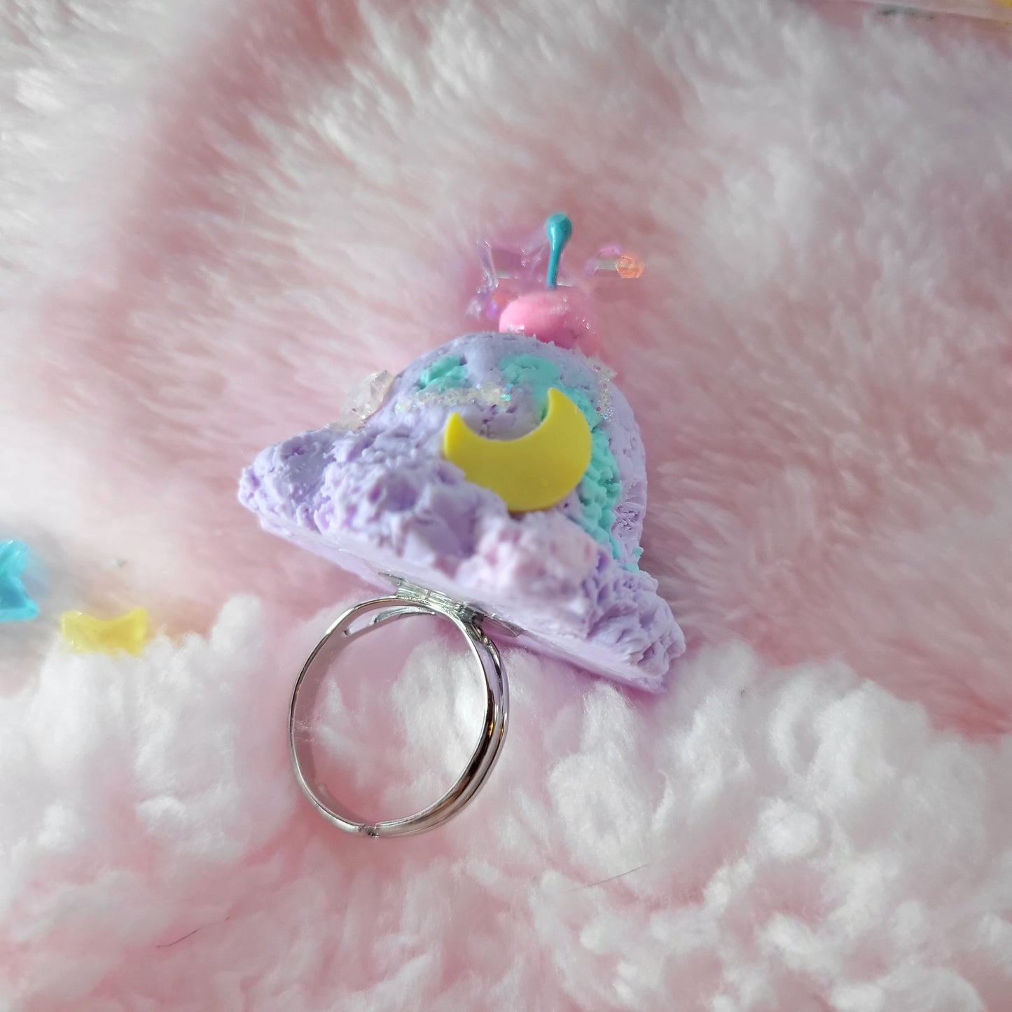 purple ice cream ring