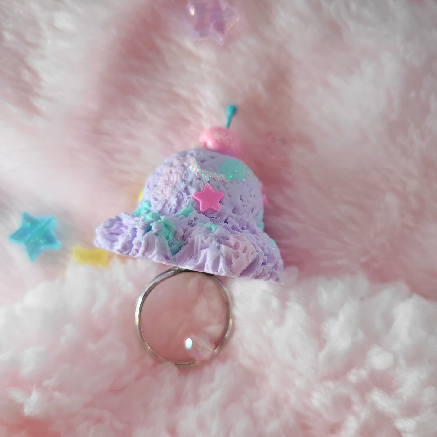 purple ice cream ring