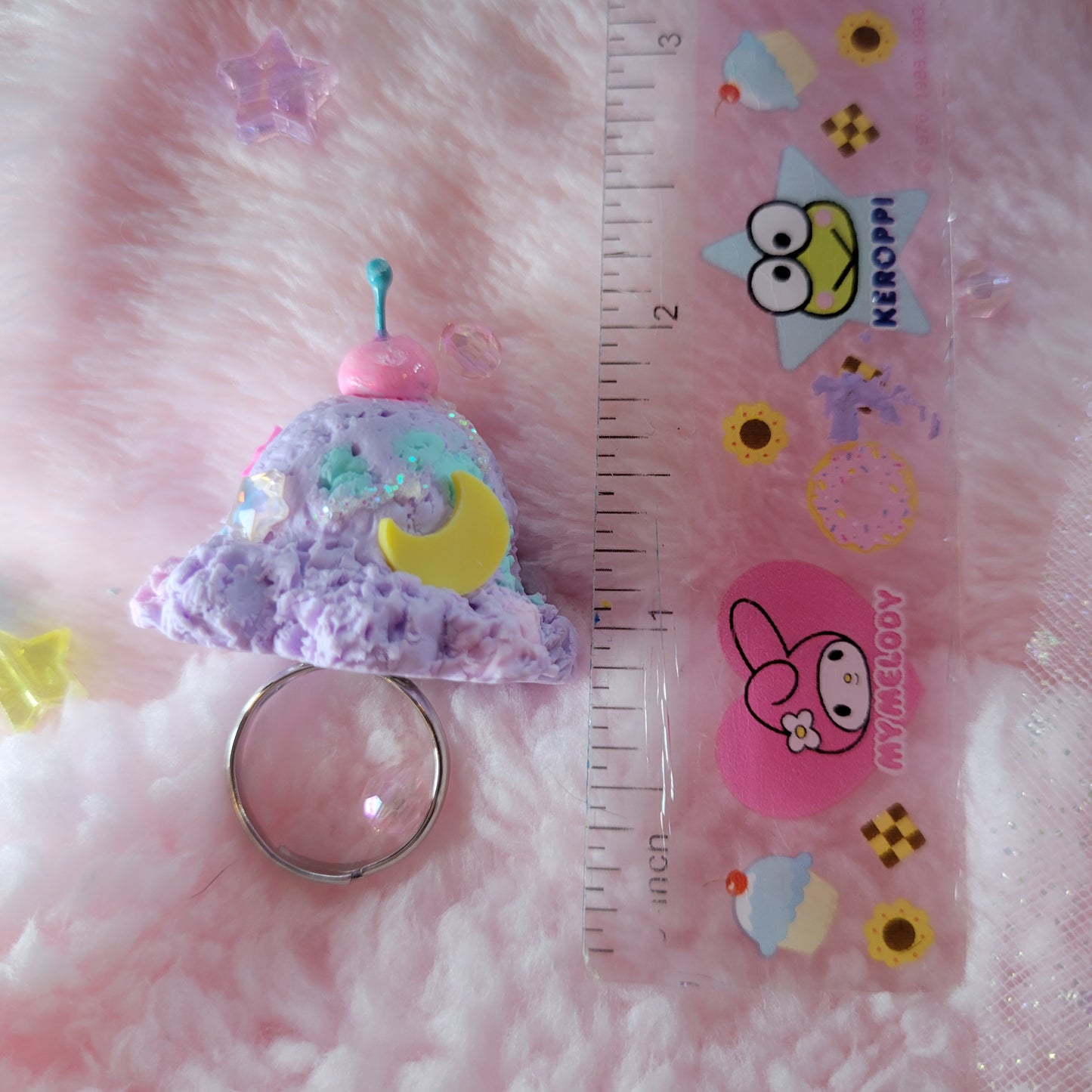 purple ice cream ring