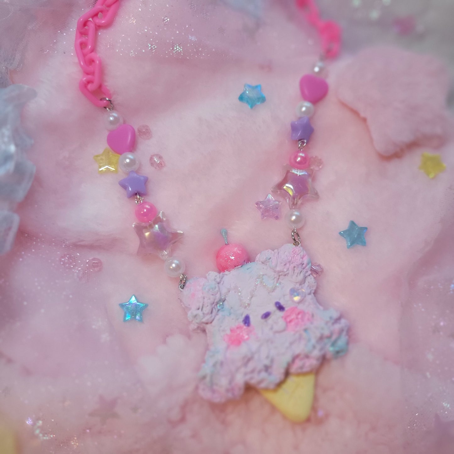 ice cream bear necklace