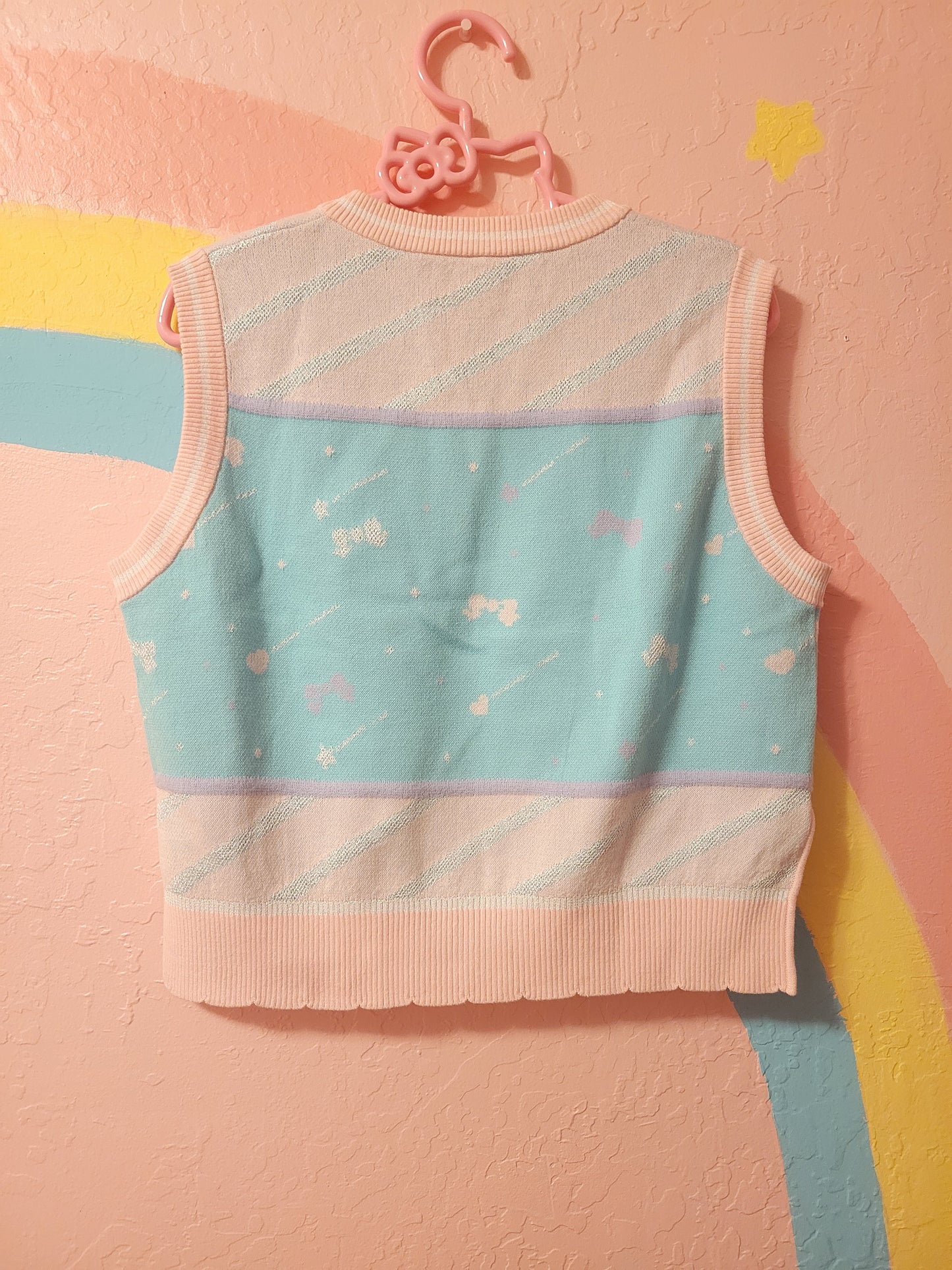 Sample! Glitter pink pony vest
