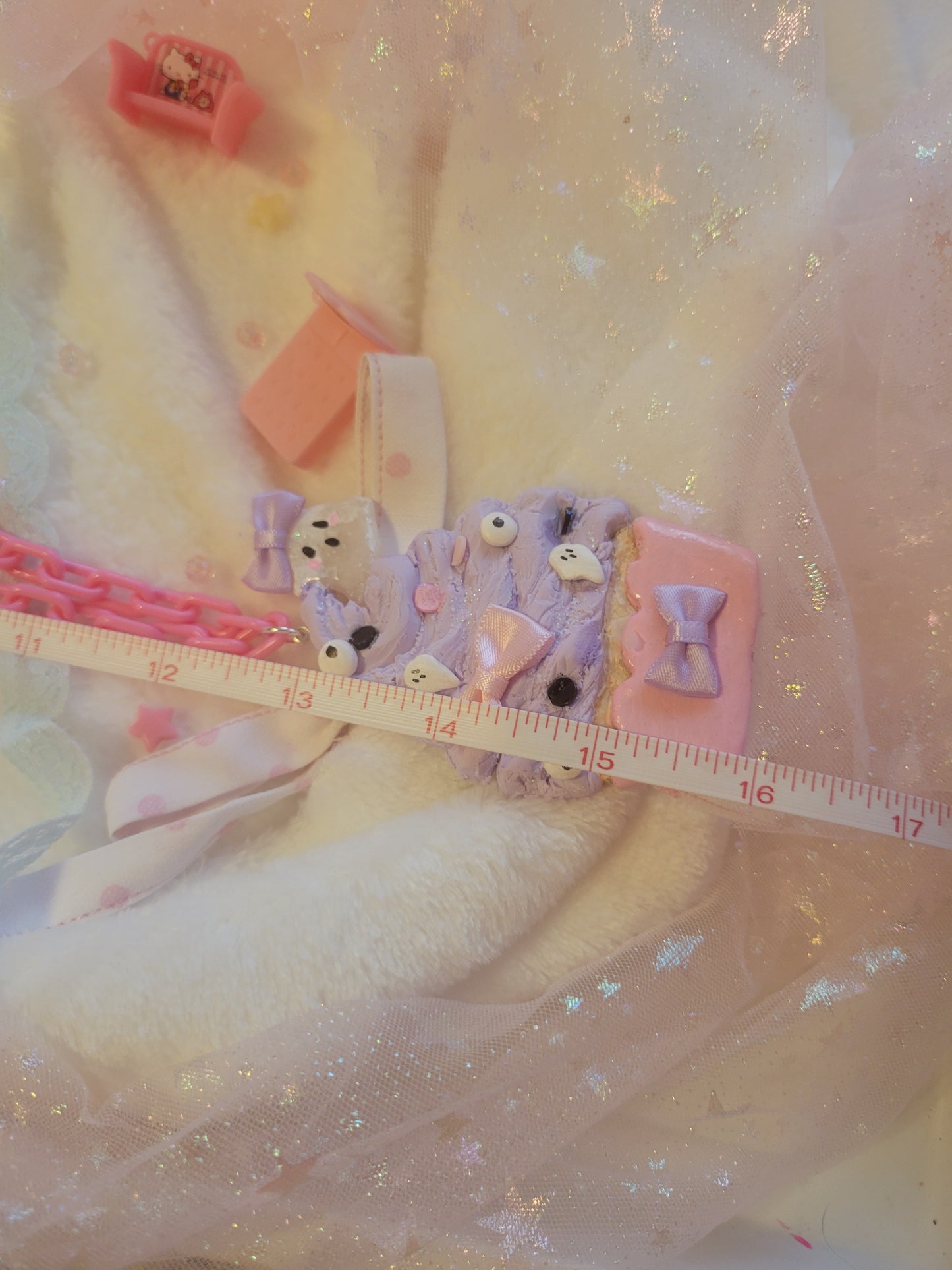 Ghost Cupcake necklace