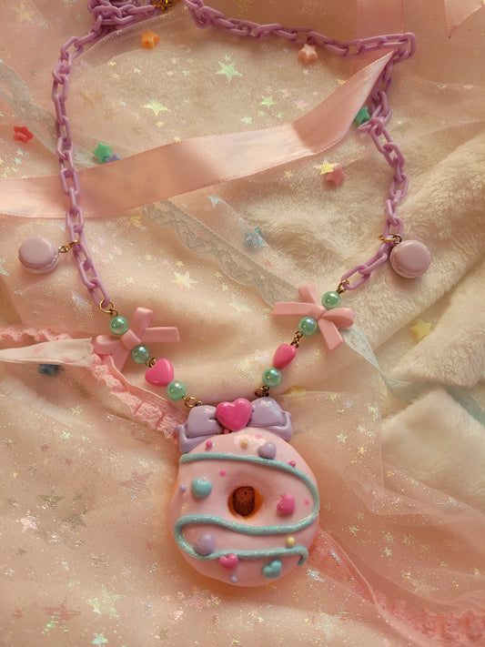 Big lovely donut necklace