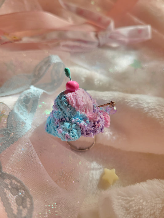 Colorful ice cream ring