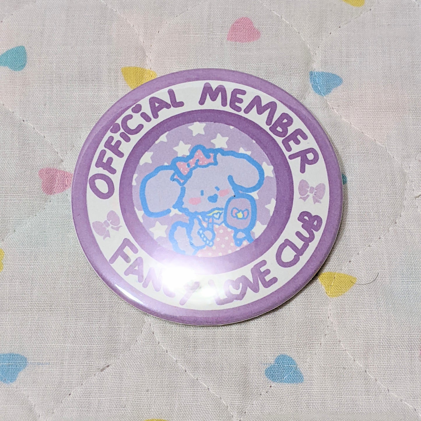 3 inch official member button