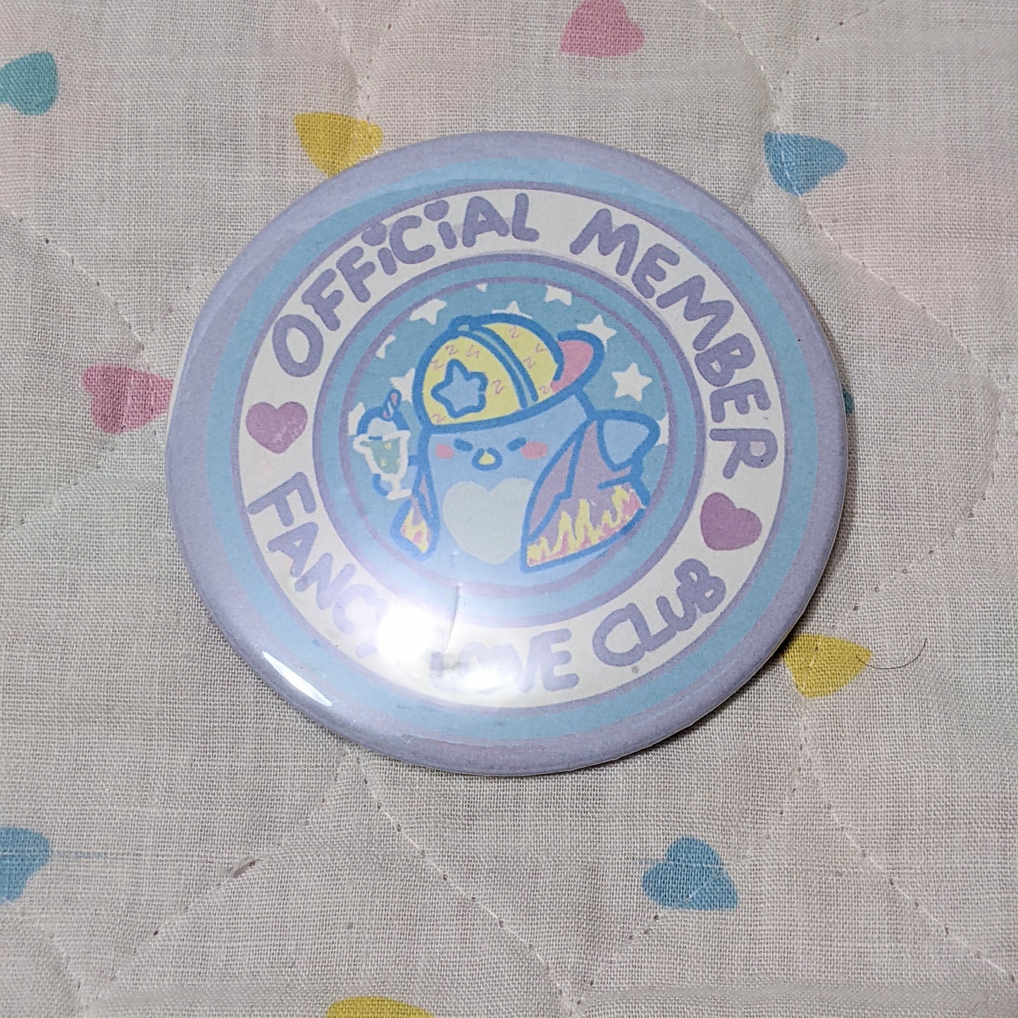 3 inch official member button