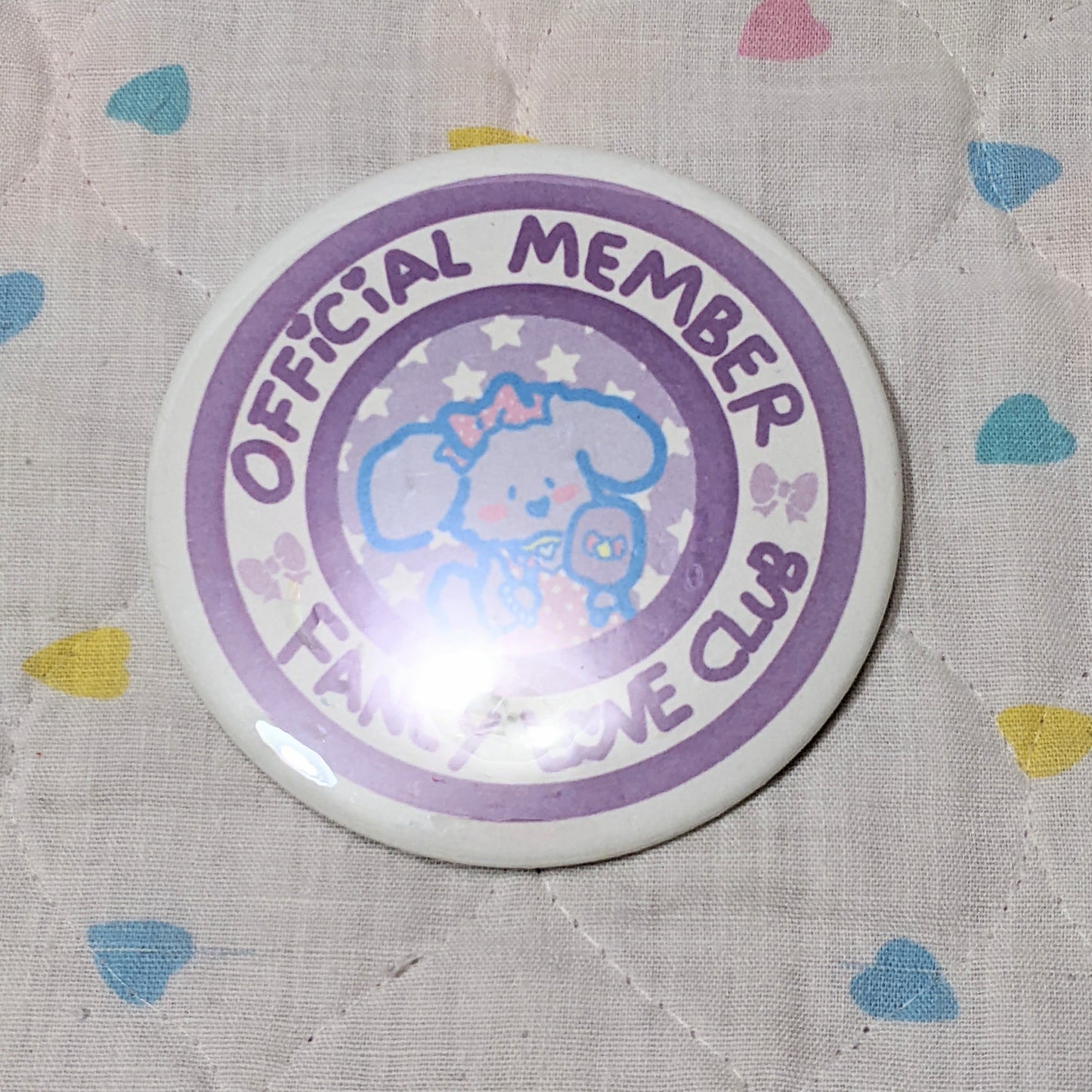 3 inch official member button
