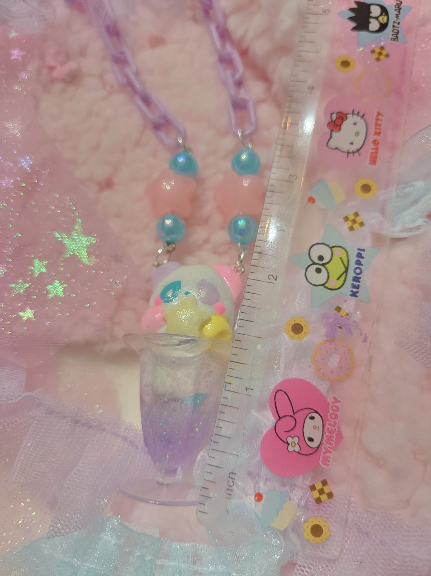 Panda sundae necklace