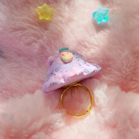 sweetheart ube ice cream ring