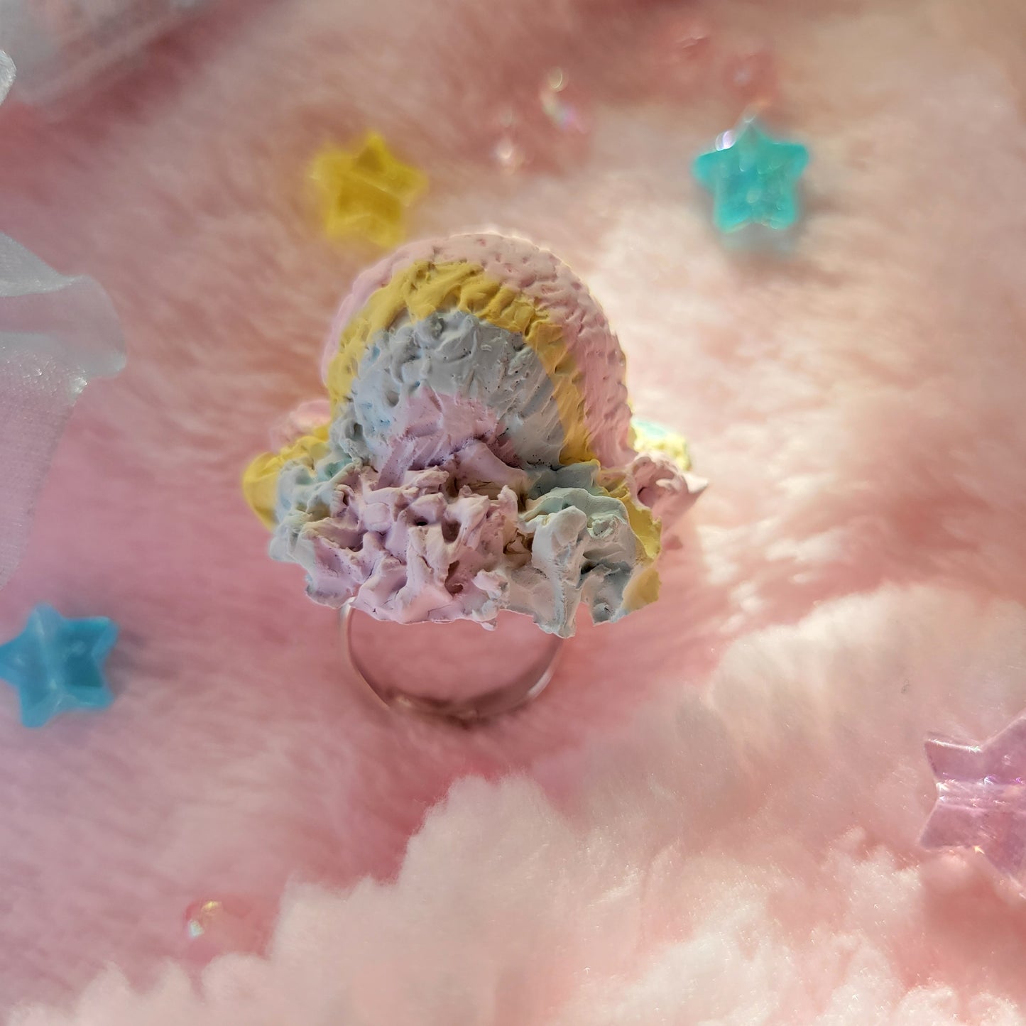 rainbow ice cream ring