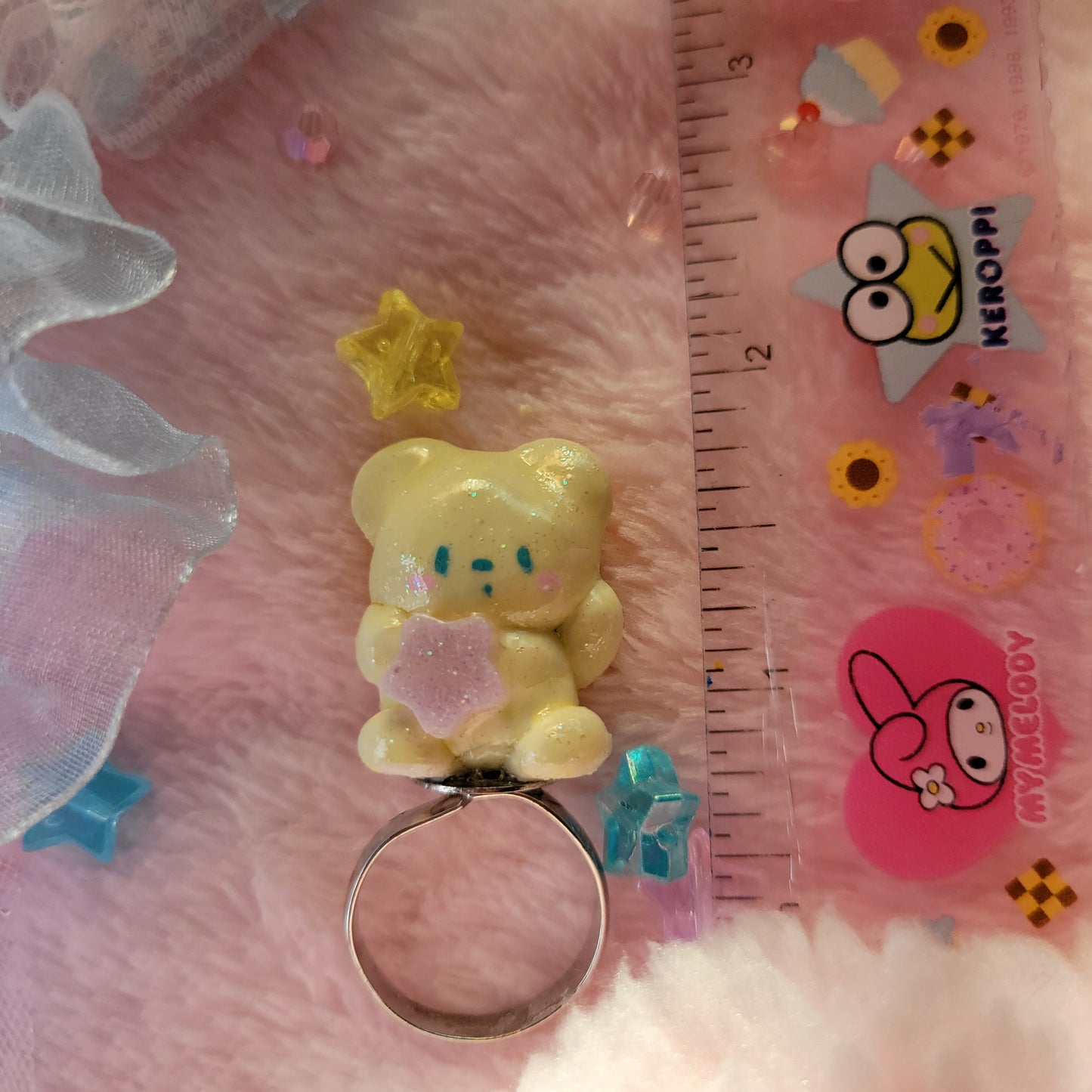 yellow bear ring