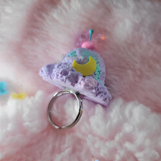 purple ice cream ring