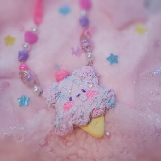 ice cream bear necklace
