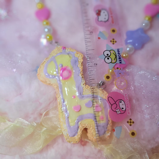 another giraffe cookie necklace