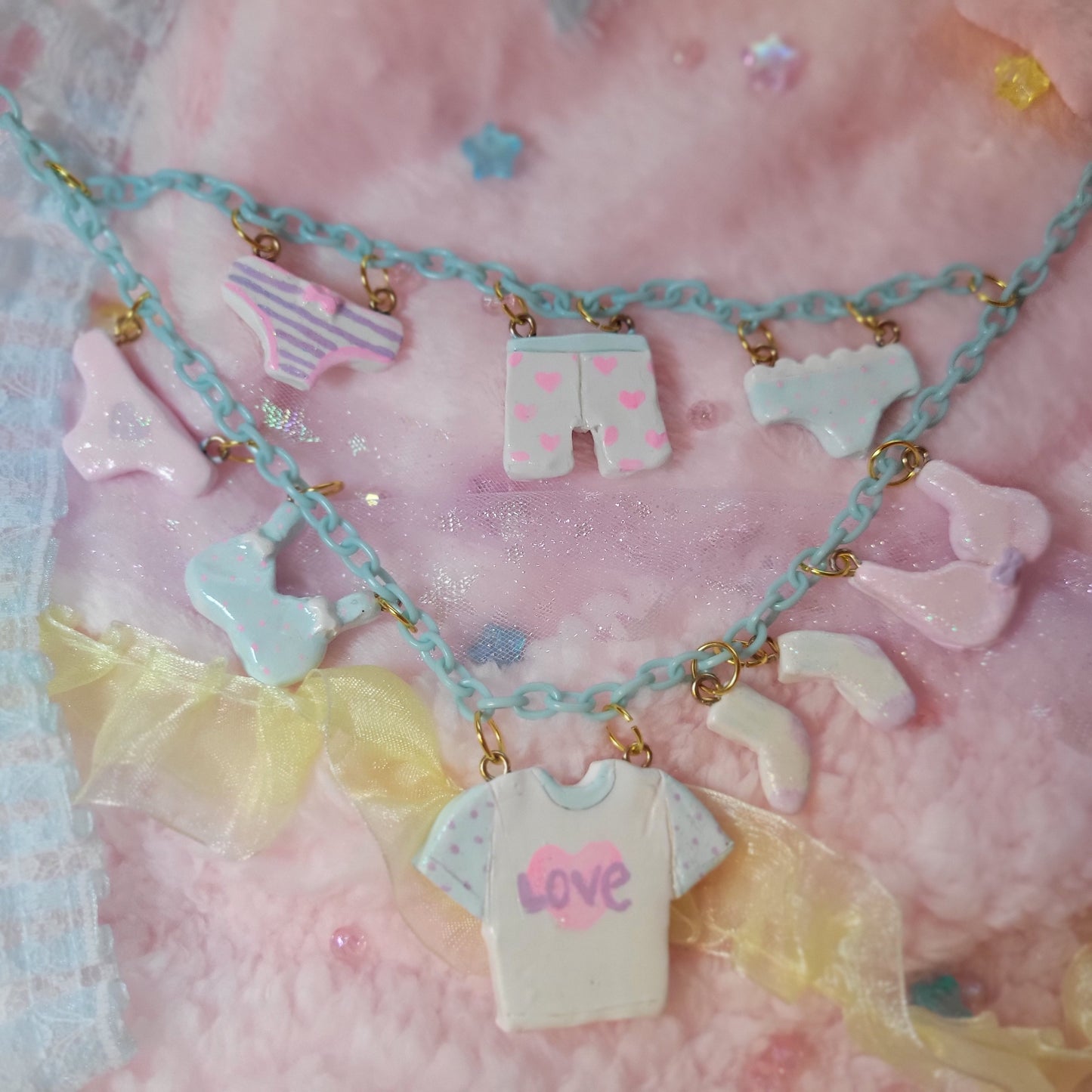 Drying laundry Necklace