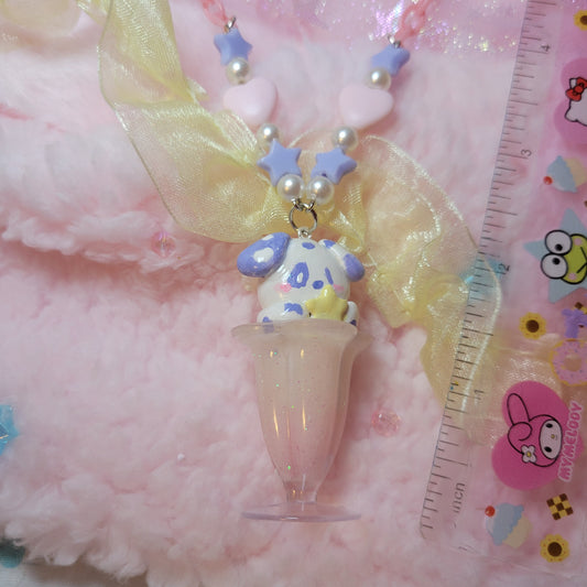 puppy soda necklace