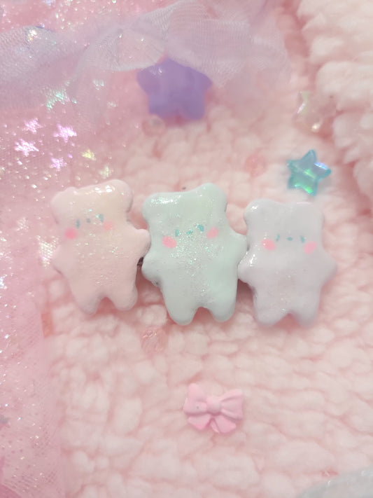 Bear hair clip