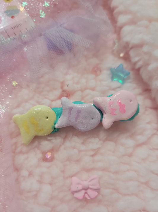 Fish hair clip