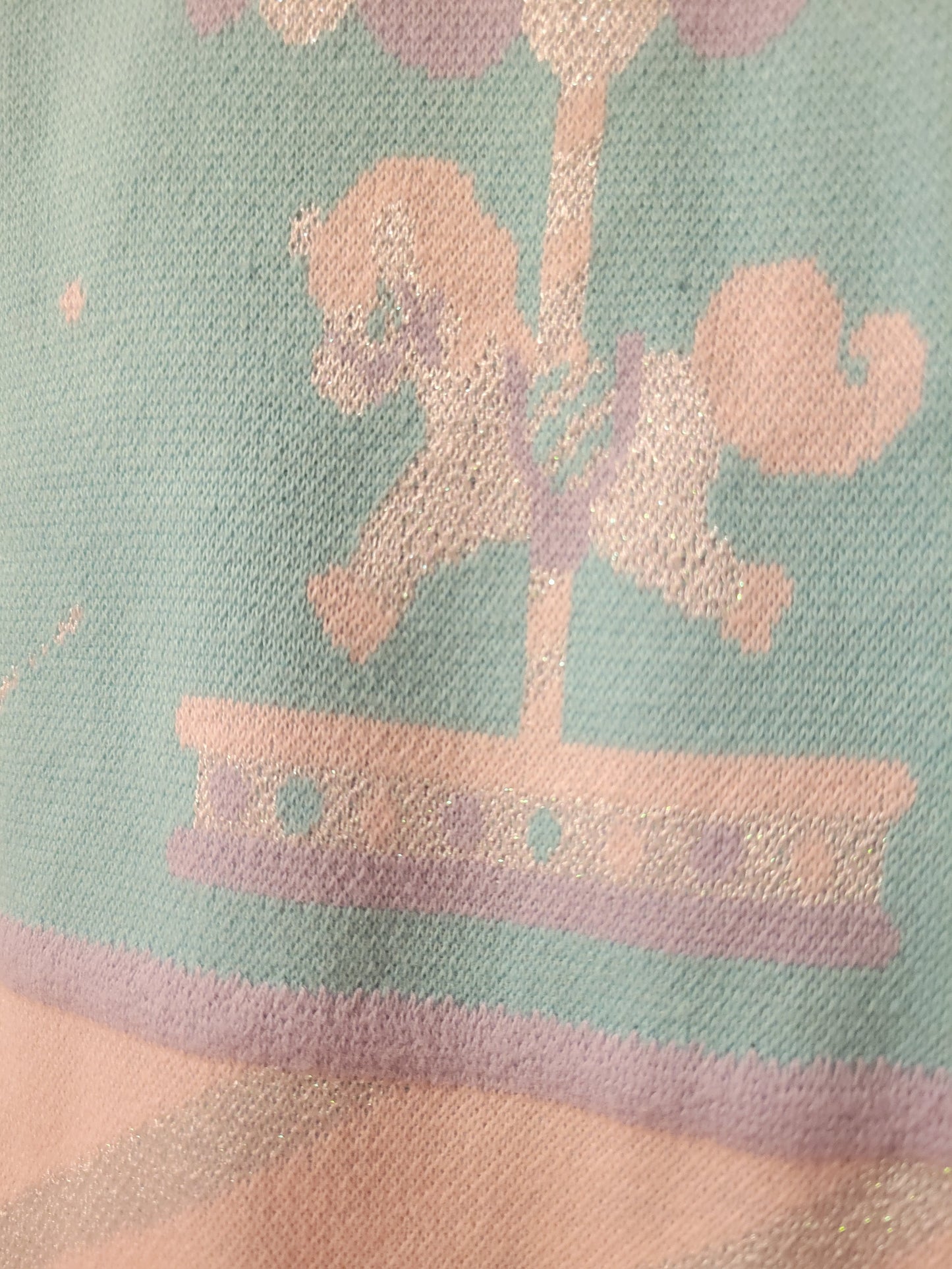 Sample! Glitter pink pony vest