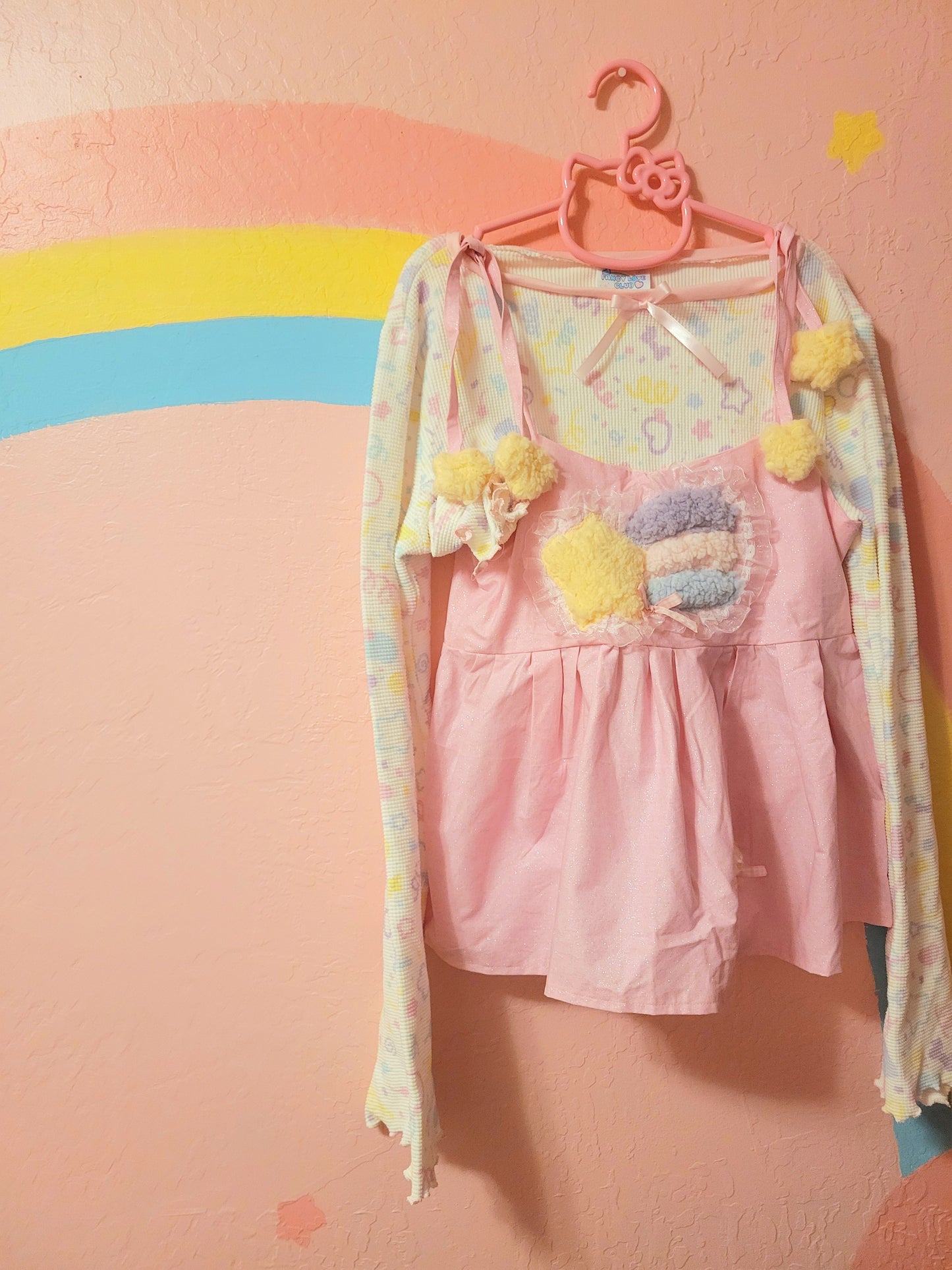 Star Babydoll top