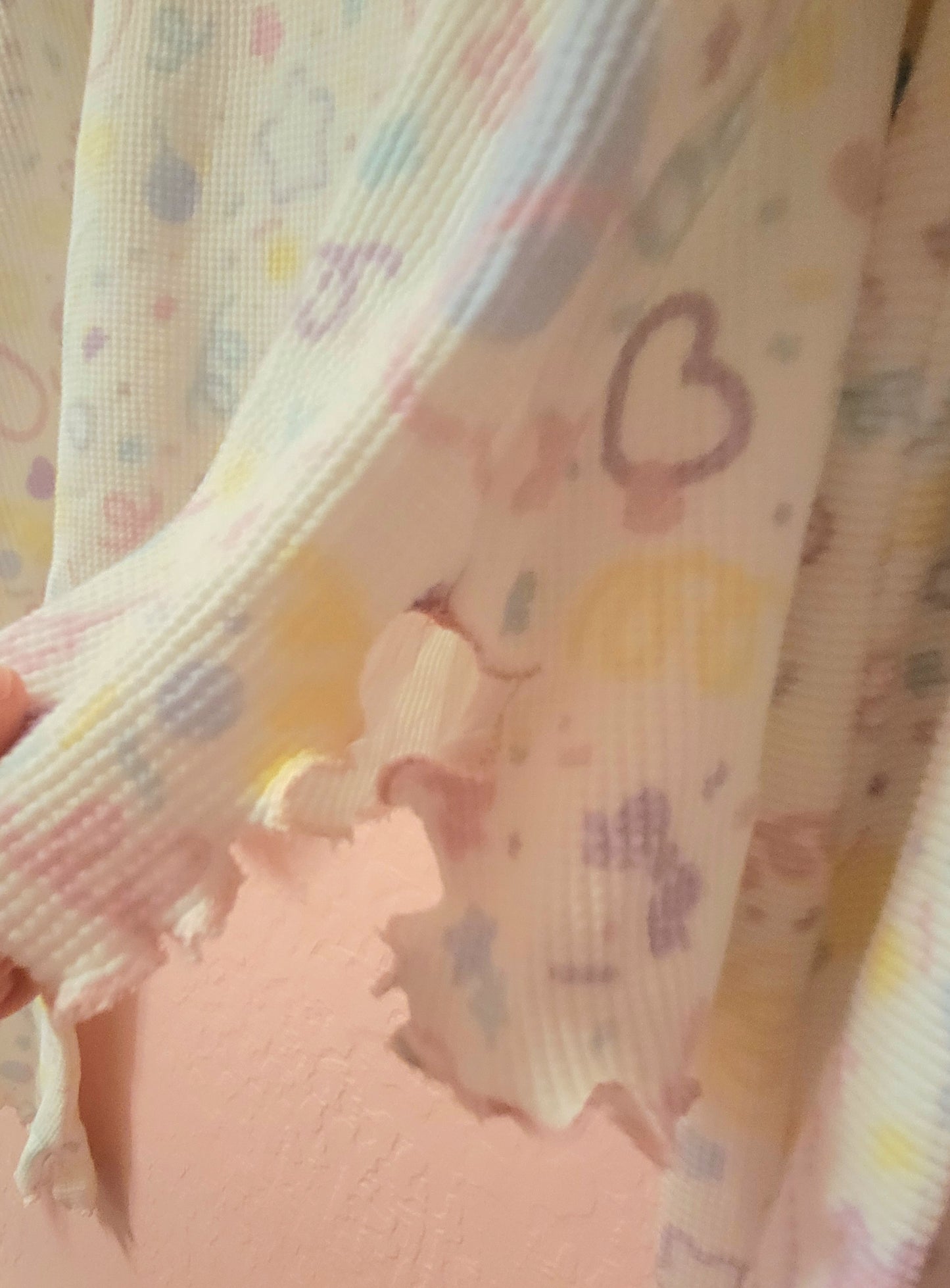 Cropped confetti top