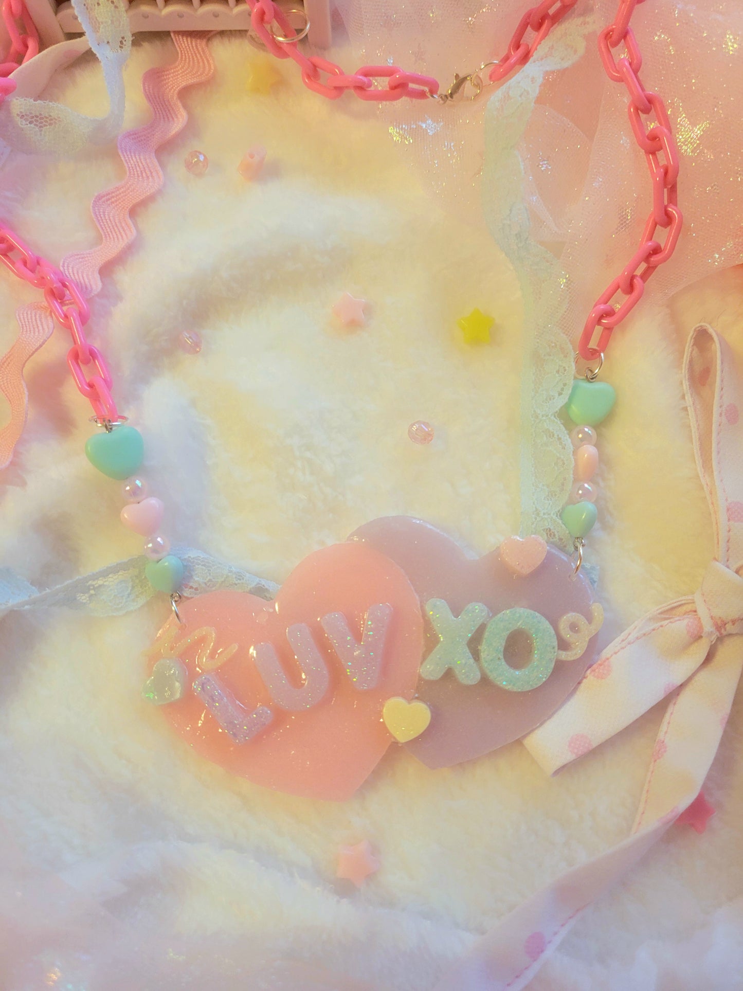 Heart xoxo necklace