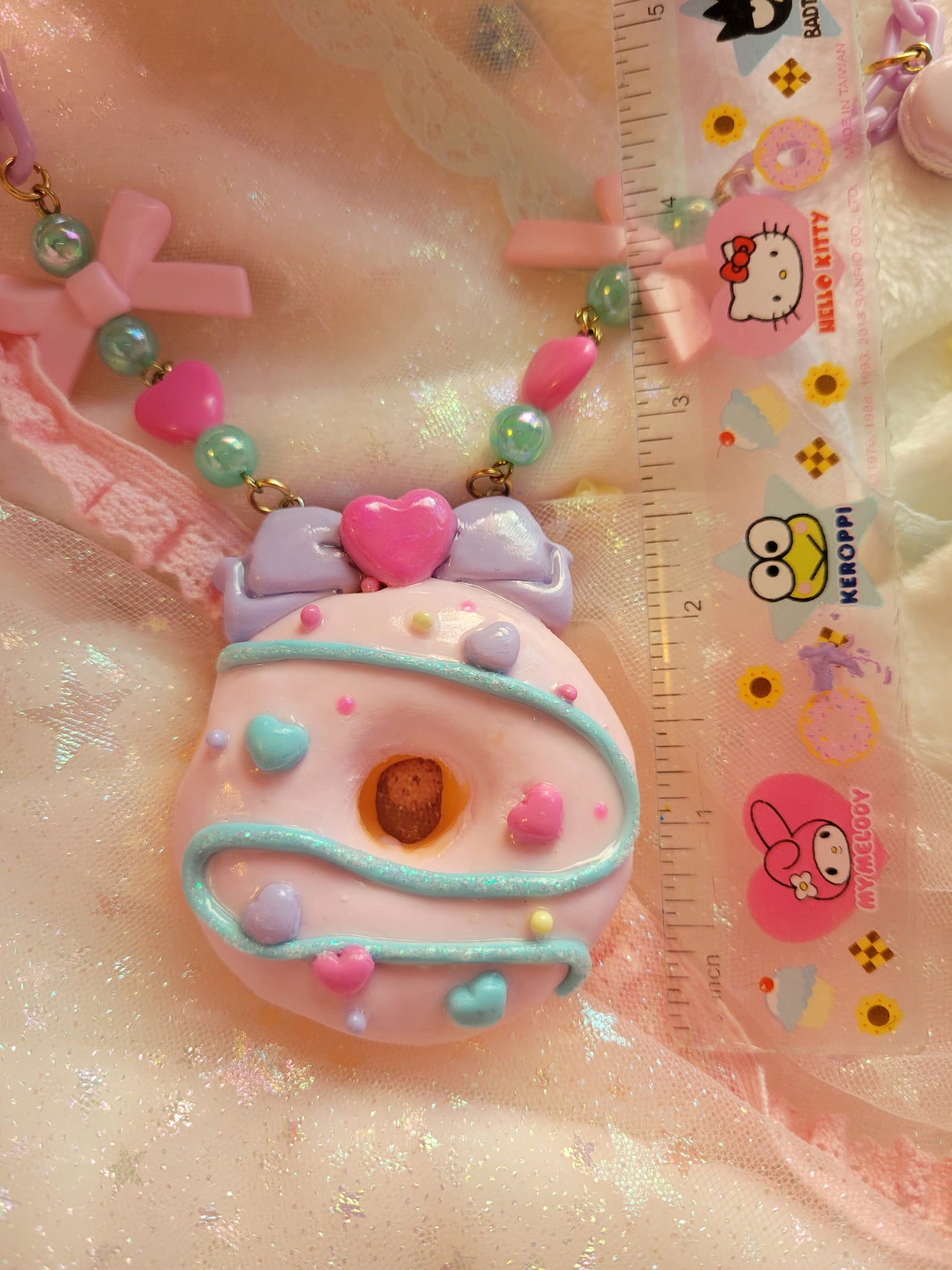 Big lovely donut necklace