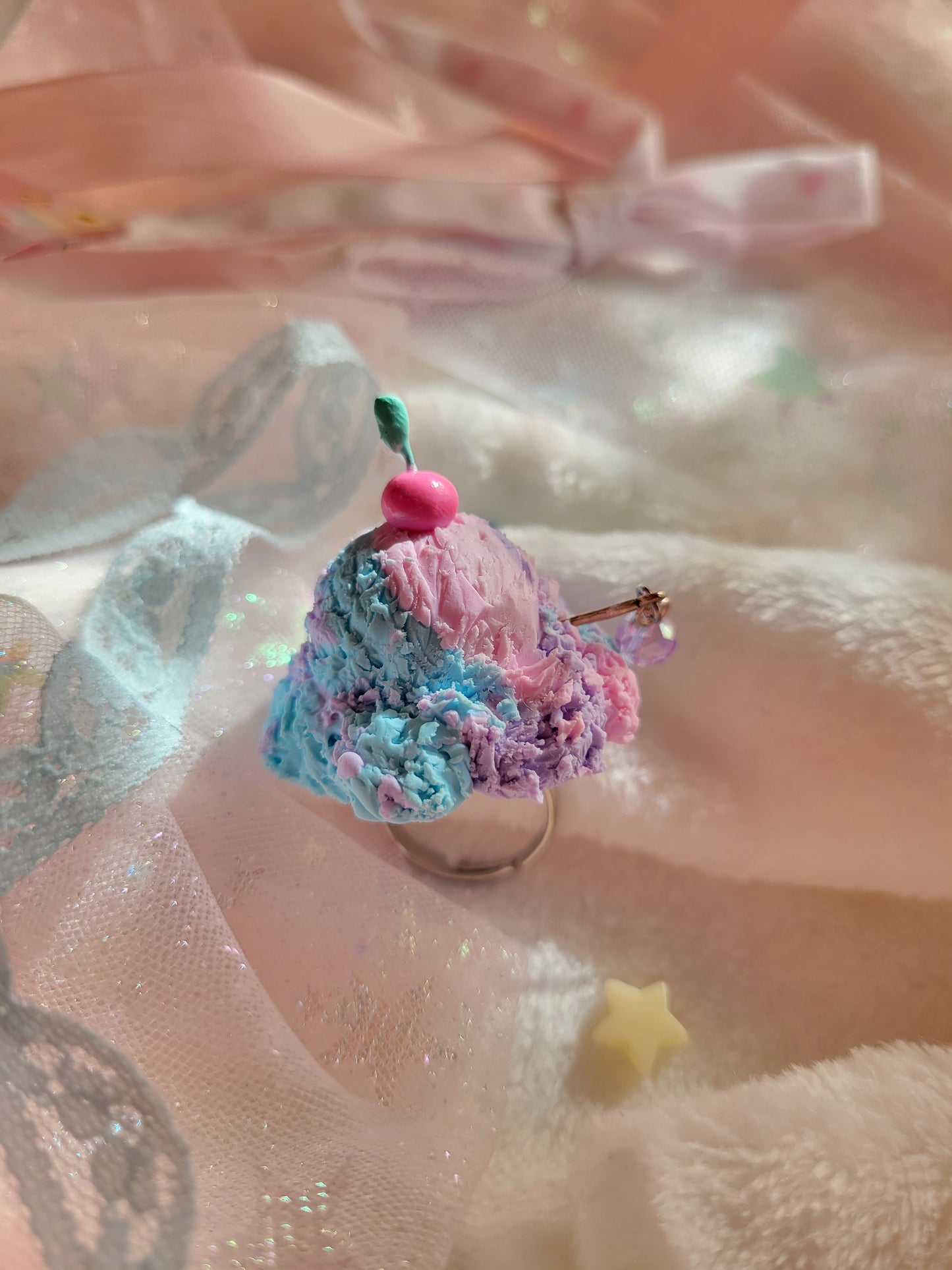 Colorful ice cream ring