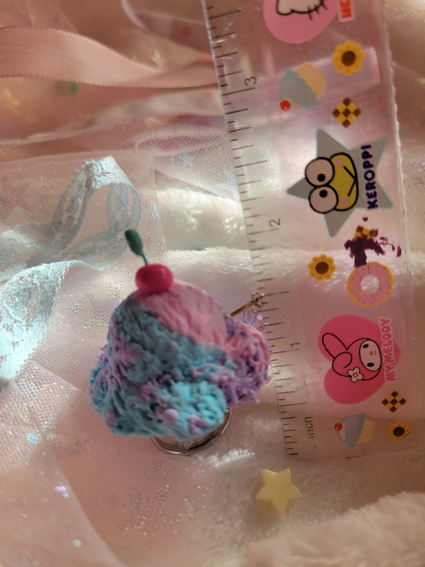 Colorful ice cream ring
