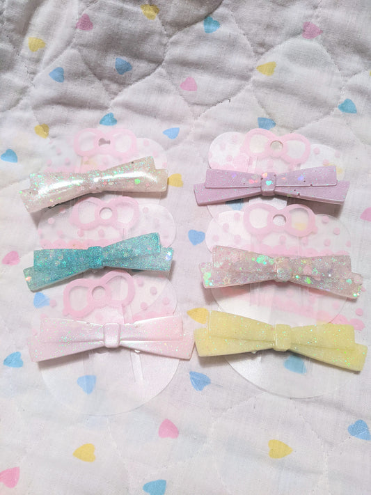 Ribbon hair clip